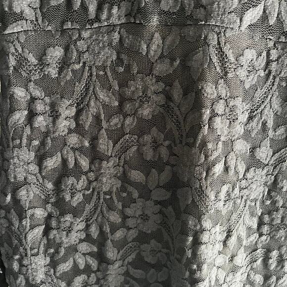 Black lace dress, armpit to armpit is 16”,  XS women's stretchy - Picture 8 of 11